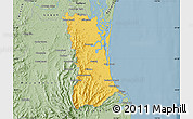 Savanna Style Map of Gold Coast