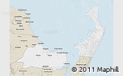 Classic Style 3D Map of Hervey Bay