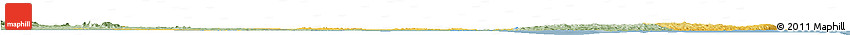 Savanna Style Horizon Map of Hervey Bay Savanna Style Horizon Map of Hervey Bay