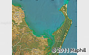 Satellite Map of Hervey Bay