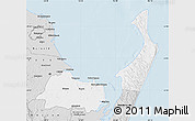 Silver Style Map of Hervey Bay
