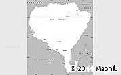 Gray Simple Map of Inglewood
