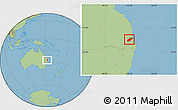 Savanna Style Location Map of Ipswich