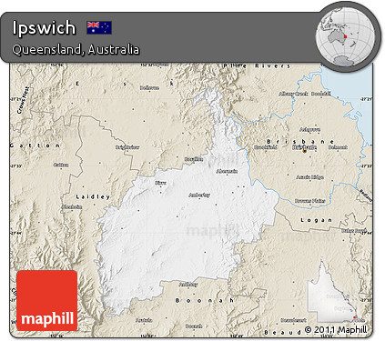 Classic Style Map of Ipswich
