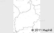 Blank Simple Map of Ipswich, no labels