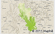 Physical 3D Map of Kilcoy, shaded relief outside
