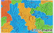 Political 3D Map of Kilcoy