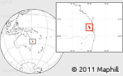 Blank Location Map of Kilcoy