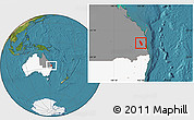 Satellite Location Map of Kilcoy, highlighted country, highlighted parent region