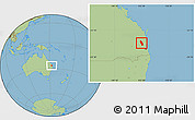 Savanna Style Location Map of Kilcoy