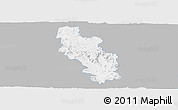 Gray Panoramic Map of Kilcoy, single color outside