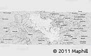 Silver Style Panoramic Map of Kilcoy