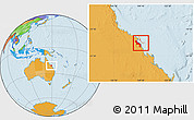 Political Location Map of Mackay