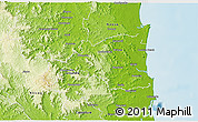 Physical 3D Map of Maroochy