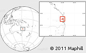 Blank Location Map of Maroochy