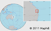 Gray Location Map of Maroochy