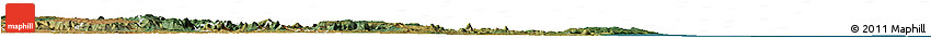 Satellite Horizon Map of Noosa