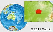 Physical Location Map of Paroo