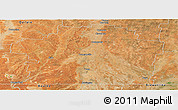 Satellite Panoramic Map of Paroo