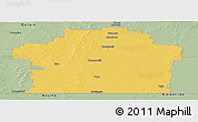 Savanna Style Panoramic Map of Paroo