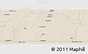 Shaded Relief Panoramic Map of Paroo
