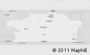 Silver Style Panoramic Map of Paroo