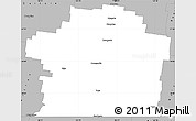 Gray Simple Map of Paroo