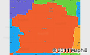 Political Simple Map of Paroo