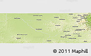 Physical Panoramic Map of Pittsworth