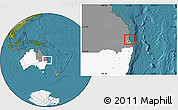 Satellite Location Map of Redcliffe, highlighted country, highlighted parent region