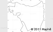 Blank Simple Map of Redcliffe