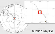 Blank Location Map of Rockhampton