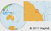 Political Location Map of Rockhampton