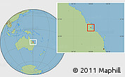 Savanna Style Location Map of Rockhampton