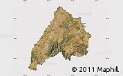 Satellite Map of Stanthorpe, cropped outside