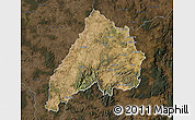 Satellite Map of Stanthorpe, darken