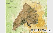 Satellite Map of Stanthorpe, physical outside