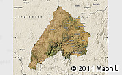 Satellite Map of Stanthorpe, shaded relief outside