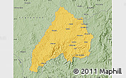 Savanna Style Map of Stanthorpe