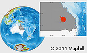 Physical Location Map of Taroom, highlighted country, highlighted parent region
