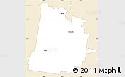 Classic Style Simple Map of Toowoomba