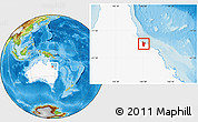 Physical Location Map of Townsville, highlighted country