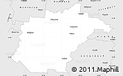 Silver Style Simple Map of Winton