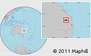 Gray Location Map of Wondai