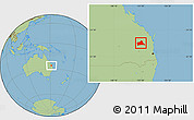 Savanna Style Location Map of Wondai