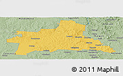 Savanna Style Panoramic Map of Wondai