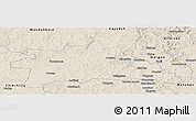 Shaded Relief Panoramic Map of Wondai