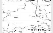 Blank Simple Map of Wondai