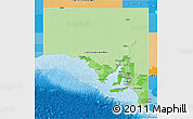 Political Shades 3D Map of South Australia