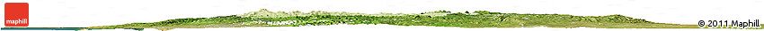 Physical Horizon Map of Adelaide Hills, satellite outside